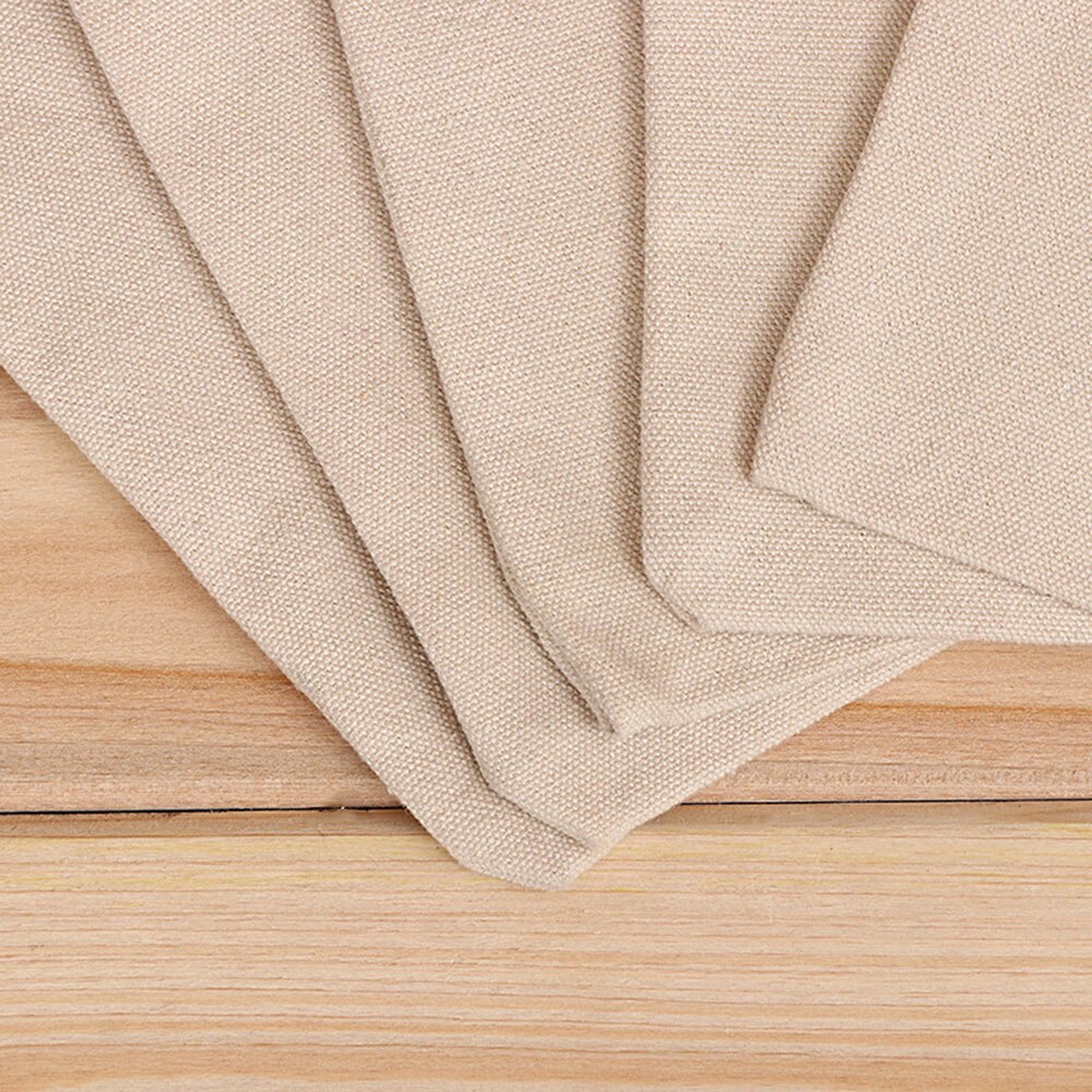 Sac à main pliable en lin de couleur Pure de 6 tailles, fourre-tout de rangement pour courses décontracté