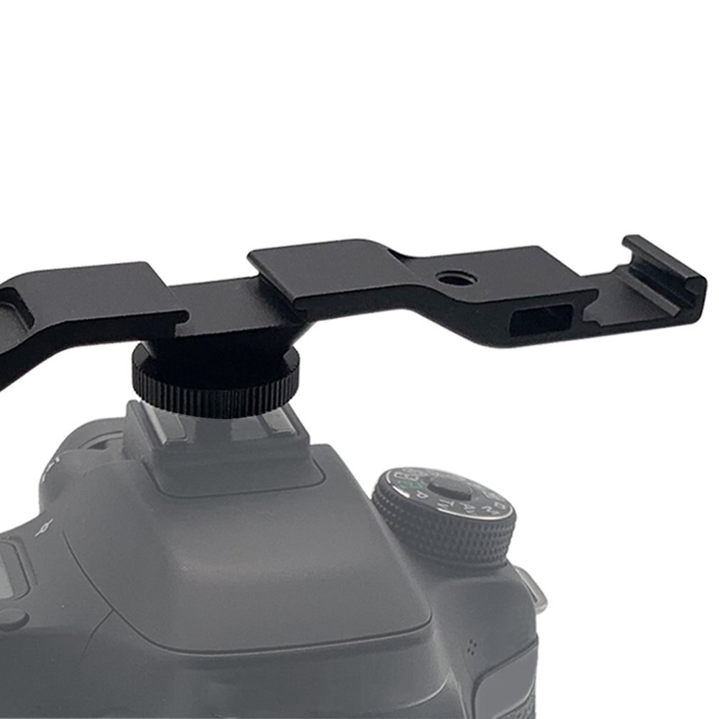 Externe Flash Microfoon Beugel Drie Shoe Lat Multi-Positie Camera Extension Rack Fotografie Licht Beugel