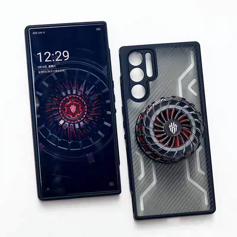 Magnetische Cooling Case Voor ASUS ROG Telefoon 9 8 Pro Case Matte Transparante Achterkant Voor ROG 8 9 pro Phone8 Schokbestendige Bumper