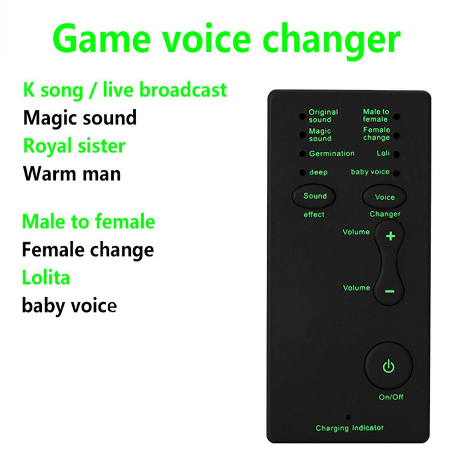 Voice Changer Draagbare Microfoon Voice Verfraaiing Vermomming Mini Sound Wisselaar Voor Pc Tablet Computer Mobiele Telefoon Laptop