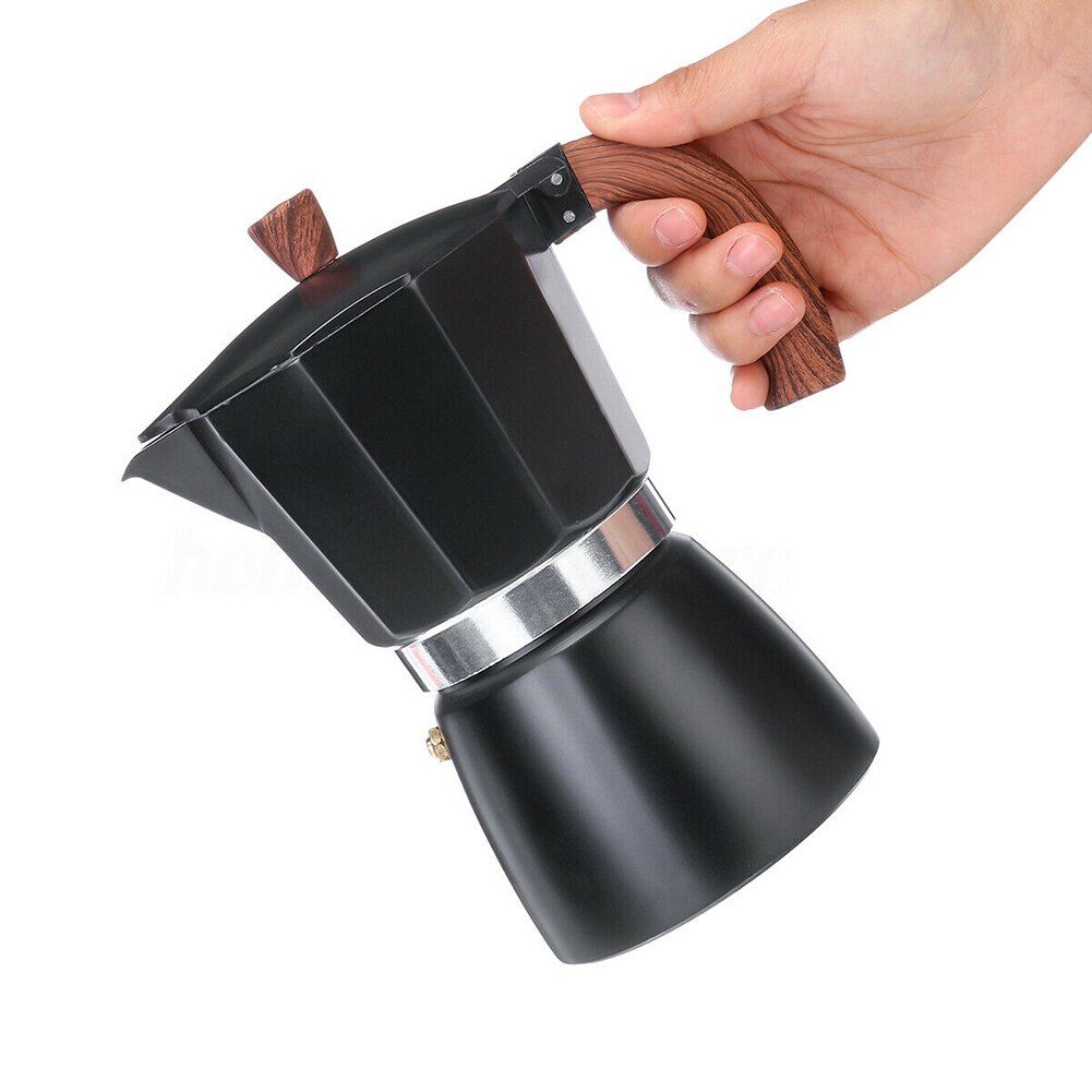 Kök 300ml 150ml aluminium italiensk stil espresso kaffebryggare percolators spis topp kruka vattenkokare burk verktyg