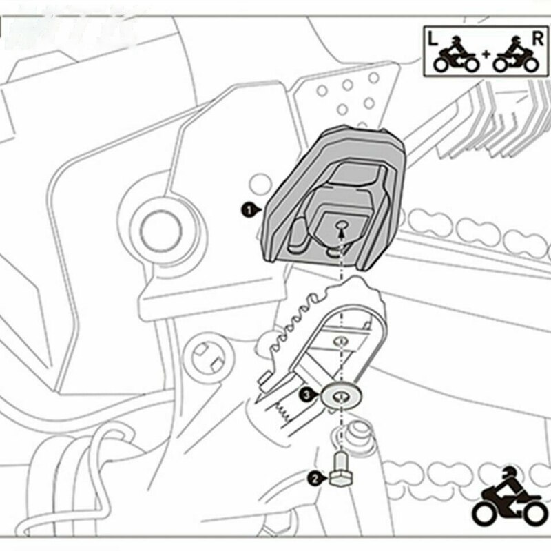 Moto Piede largo piolo Pedane Poggiapiedi per Kawasaki VERSYS-X300 VERSYS 650 VERSYS 1000 2010-2019