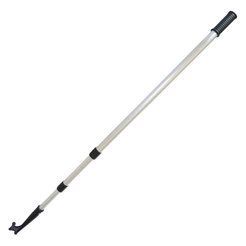 Heavy-Duty Marine Boat Hook Telescoping 3-Stage Pole (3.5-Feet to 7.6-Feet 107 to 234 cm)