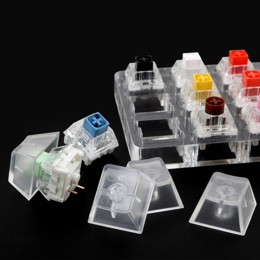 Kailh box 12 switch switches tester with acrylic base blank keycaps for mechanical keyboard kailh box