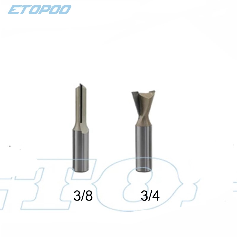 12“, 15",16" Dovetail Template Router Template Kit Template Drawing Kit: 2Pcs Router Bits