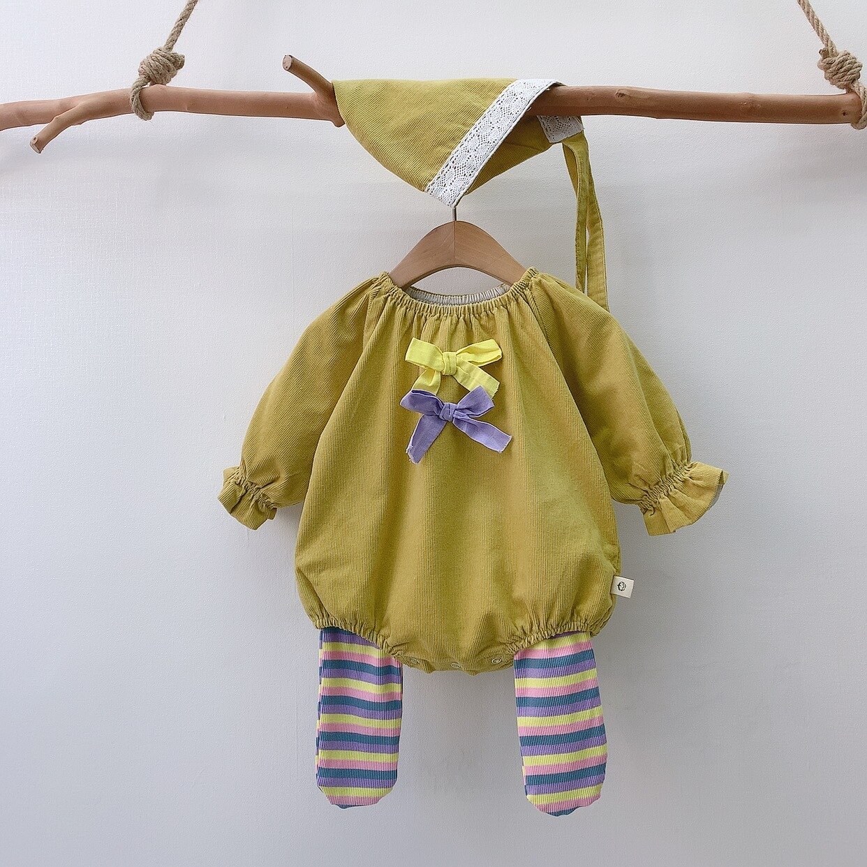 Del bambino Delle Ragazze A Strisce Calzamaglie Dei Bambini del Cotone Calza bambino ragazzo A Righe per Bambini Collant per Bambini Pantaloni