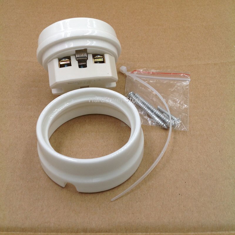 2pcs European Ceramic Socket 16A EU Wall Outlet Pop Socket Black and White