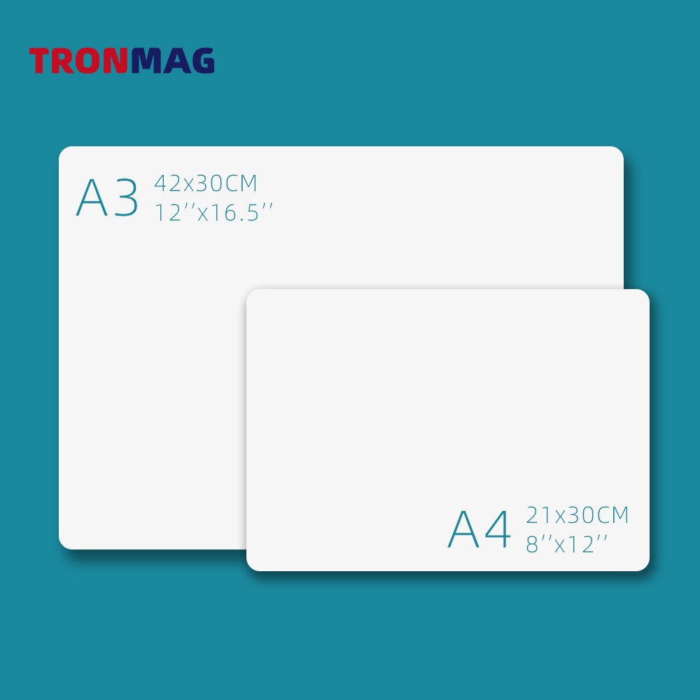 A4/a3 Magnetic Pet Soft Whiteboard Repeatedly Erase And Write Rubber Magnet Home Office Message Fridge Magnet