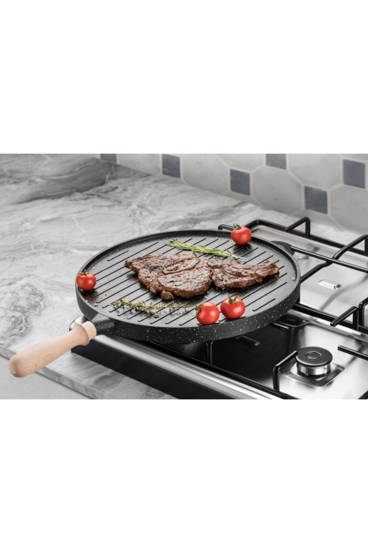 Gietijzeren Koekenpan Dubbelzijdig