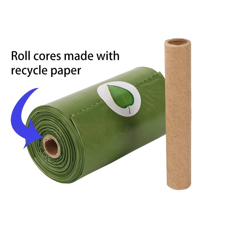 Bolsas de basura biodegradables para excrementos de perro, dispensador ecológico de bolsas de basura para mascotas, suministros para exteriores