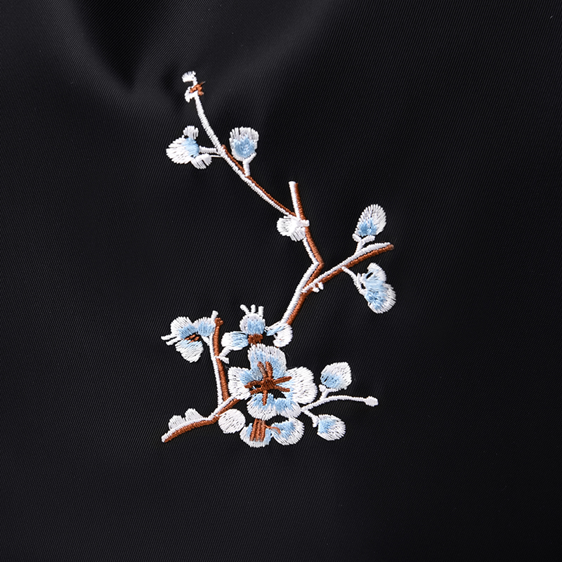 Fengdong Vrouwen Zwarte Bloem Vintage Rugzak Anti Diefstal Kleine Rugzak Voor Meisjes Waterdichte Oxford Bloemen School Rugzak
