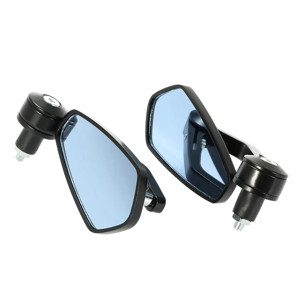 Zijspiegel voor motorfietsstuur Blauw glas 7/8" 22 mm handvatspiegel