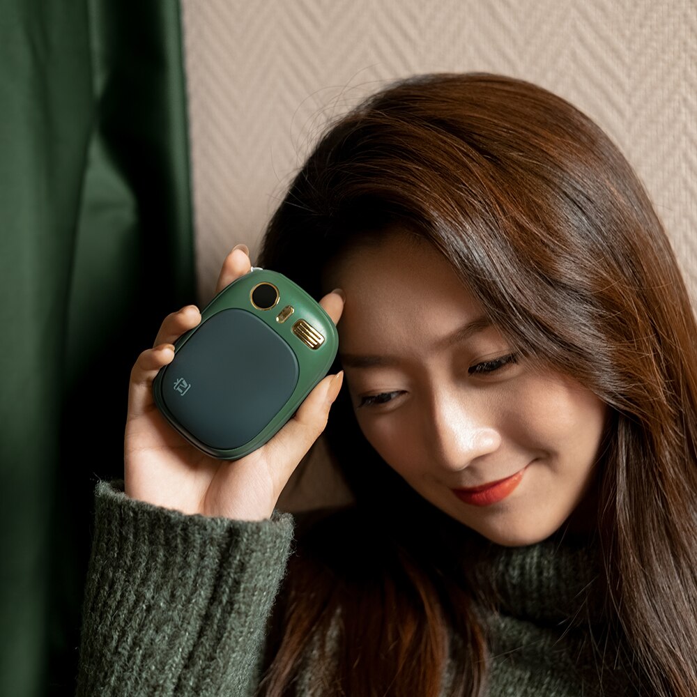 Heater Rechargeable Hand Warmer 5000 mAh Emergency Power Bank LED display Electric Hand Warmer Handy Electric Xiomi Heater warm