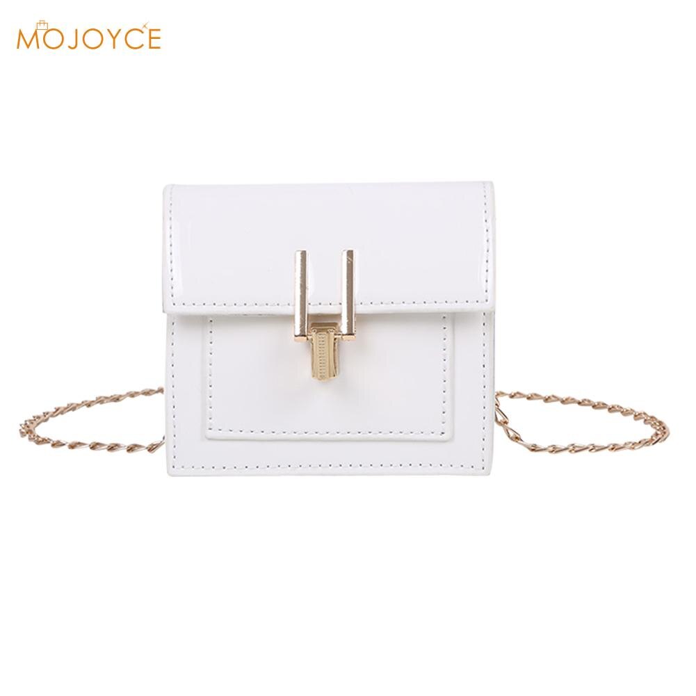 Dames handtas pu leren schoudertas voor dames stevige ketting vierkante tassen messenger schoudertassen