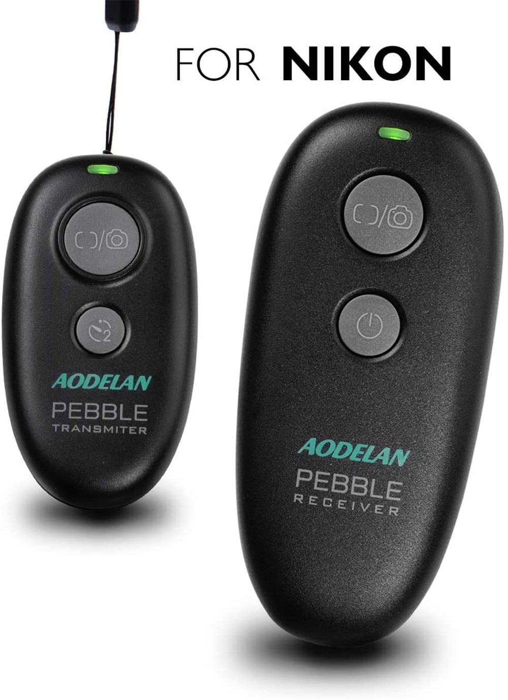 AODELAN-disparador de Control remoto para cámara, compatible con Nikon Z7 D800 D750 D5600 D850 Z6 D810 P1000, sustituye a Nikon MC-DC2 y MC-30A