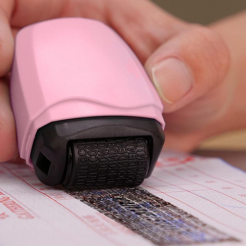 Manual Roller Stamp Privacy Protection Confidential Guard Information Data Identity Address Blocker Identity Anti-Theft Smear