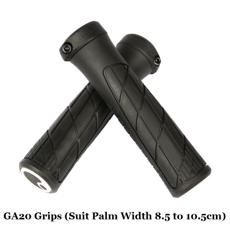 Ergon Ga3 Ge1 Ga20 Anti-slip Rubber Grips Bicycle Handlebar Grip Mtb Cycling Soft Handle Grips Bike Bar End Mount Hand Covers: ERGON GA20 Grips