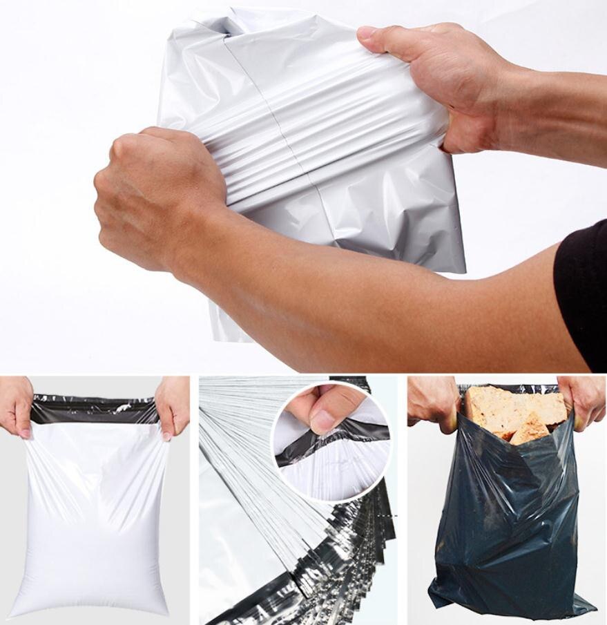 100Pcs/Lot Poly Mailer Plastic Bags Waterproof Mailing Envelopes Self Seal Post Bags Thicken Courier Bags