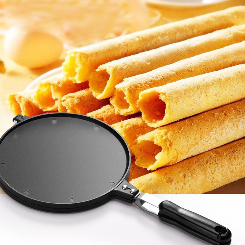 Egg Roll Maker Non Stick Crispy Eggs Omelet Mold Crepe Baking Pan Waffle Pancake Bakeware DIY Ice Cream Cone Machine