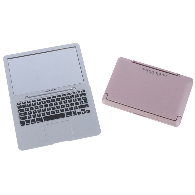 1:12 Meisje Mini Pocket Laptop Vorm Make Clear Spiegel Baby Spiegels Speelgoed
