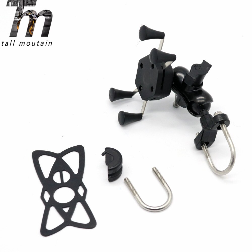 X-Grip Phone Holder USB Charger For Bajaj Pulsar 200 NS / Dominar 400 Motorcycle GPS Navigation Mount Bracket