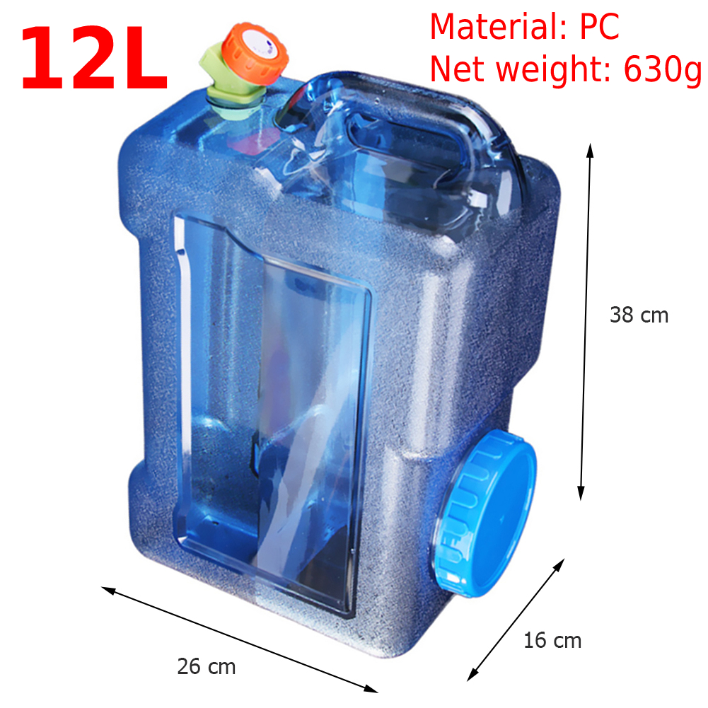 5/7.5/8/10/12/15L Capaciteit Outdoor Water Emmer Draagbare Rijden Wateater Emmer Draagbare Tank Container met Kraan Voor Camping