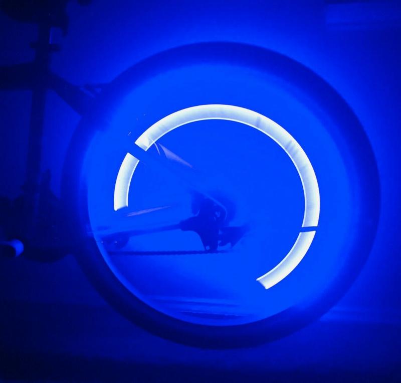 Fiets Nozzle Licht Neon Band Gas Mondstuk Ventiel Glow Stick Led Tyre Ventieldopjes Wiel Spaken Led Licht fiets Accessoires
