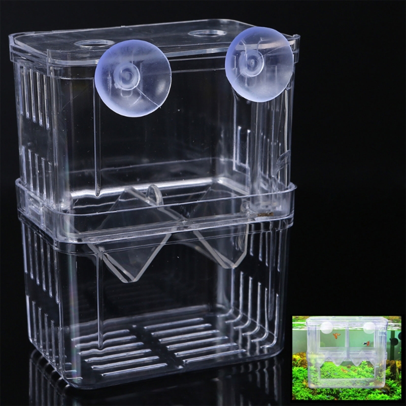 Acrylic Fish Tank Breeding Isolation Box Aquarium Hatchery Incubator Holder Aquarium Accessories fish supplies