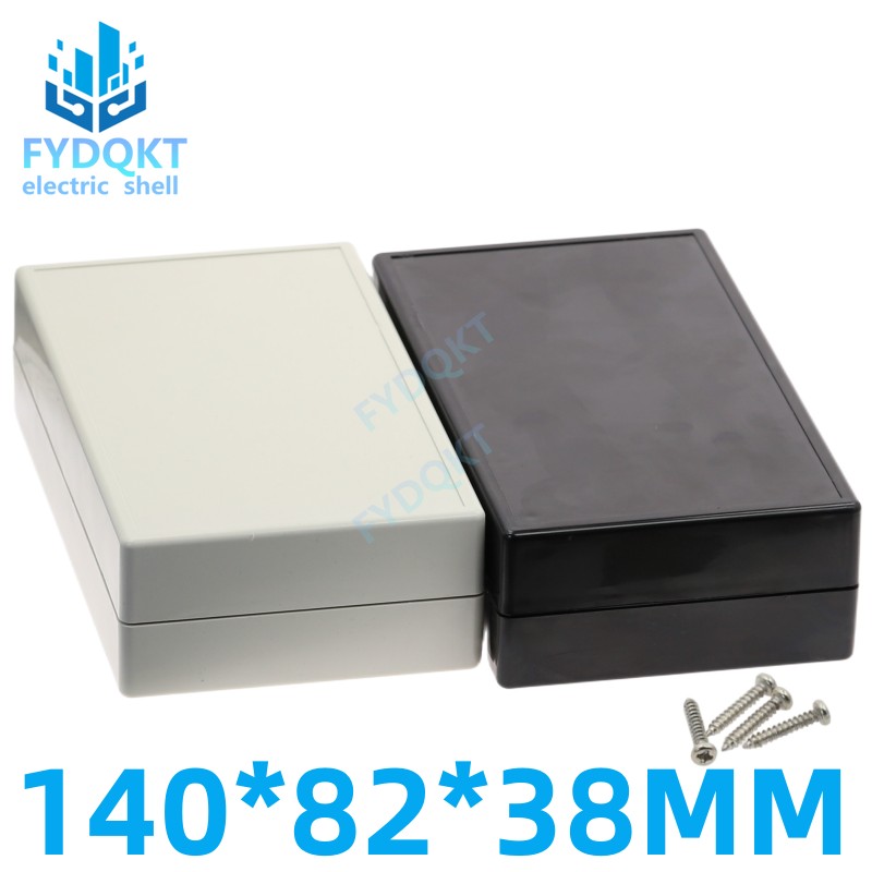 1pcs PCB Plastic Box Enclosure Electronic Project Case without screws 140x82x38mm Wire Junction Boxes