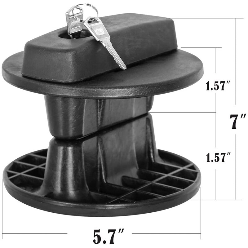 Gas Can Mount, Oil Mounting Lock 5Gallon Gas Tank Cans Lock Pack Mount Lock