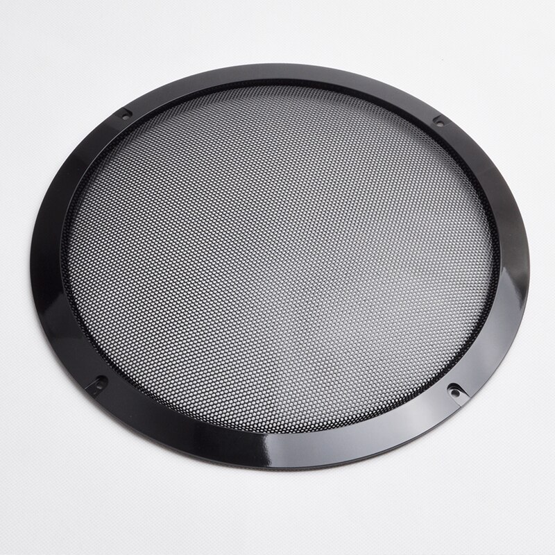 For 2"/3"/4"/5"/6.5"/8"/10" inch Car Audio Speaker Conversion Net Cover Decorative Circle Metal Mesh Grille Protection #Black