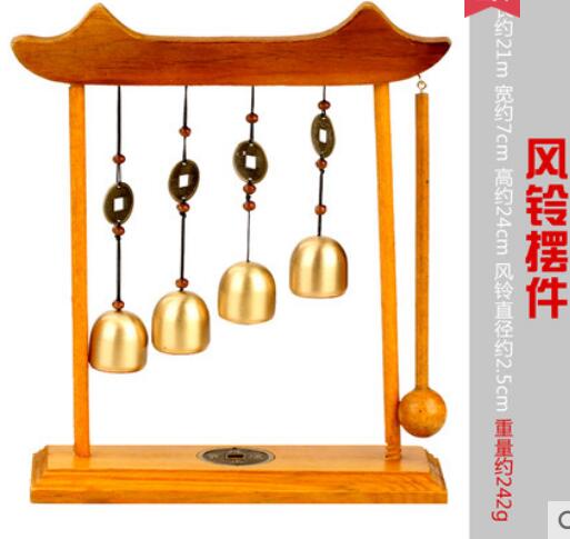 Fengshui Windbel - Vintage Drakenbel, 2 Stuks, Geluksbrenger Voor Huis Of Tuin