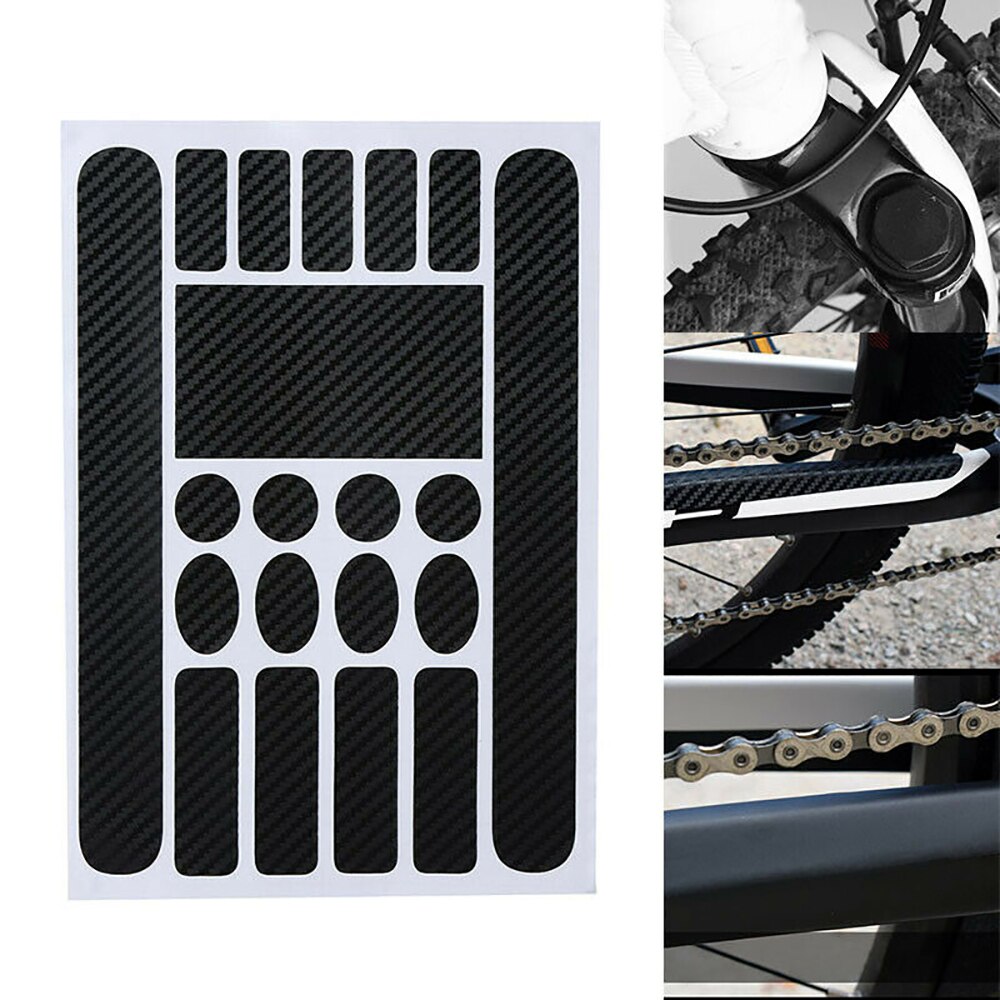 Fahrrad anti-scratch-schutz aufkleber rennrad berg Matt Schwarz fahrrad kette aufkleber fahrrad rahmen aufkleber schutz