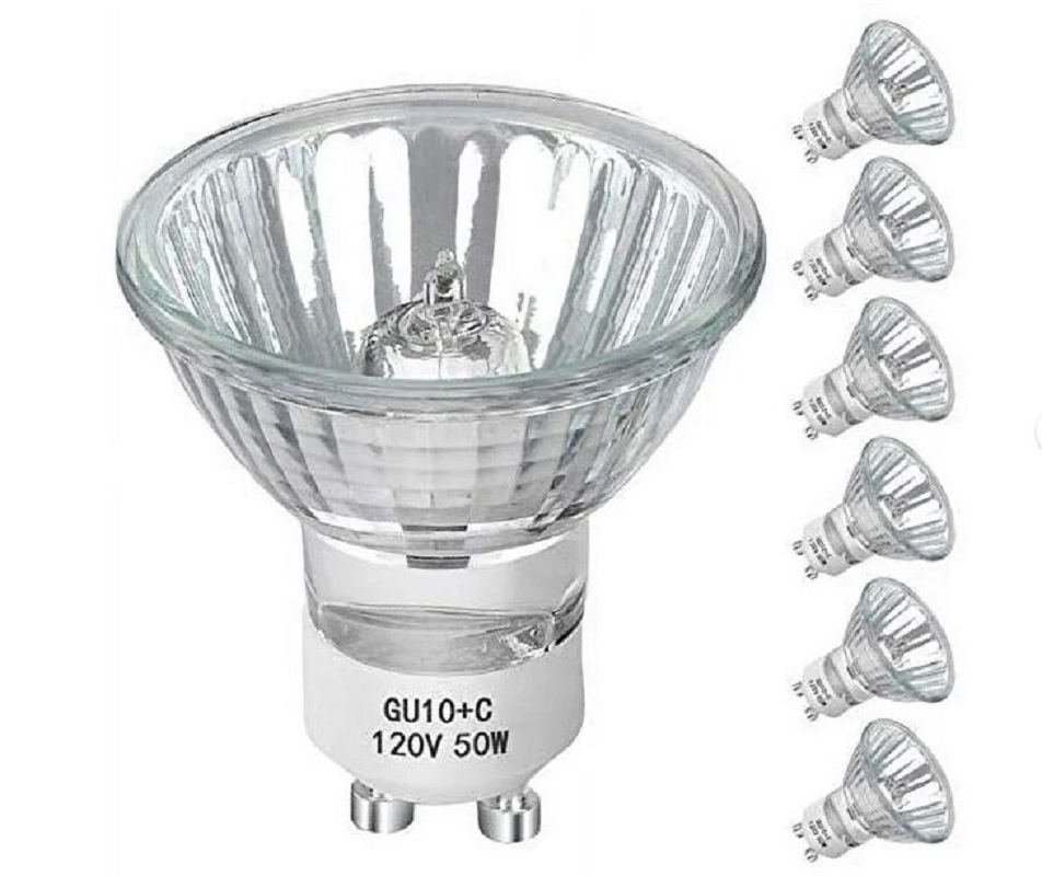 2800K 50W Halogenlange Lebensdauer 120V 50Watt Halogenlampen GU10+C GU10 MR16 für Bürobeleuchtung