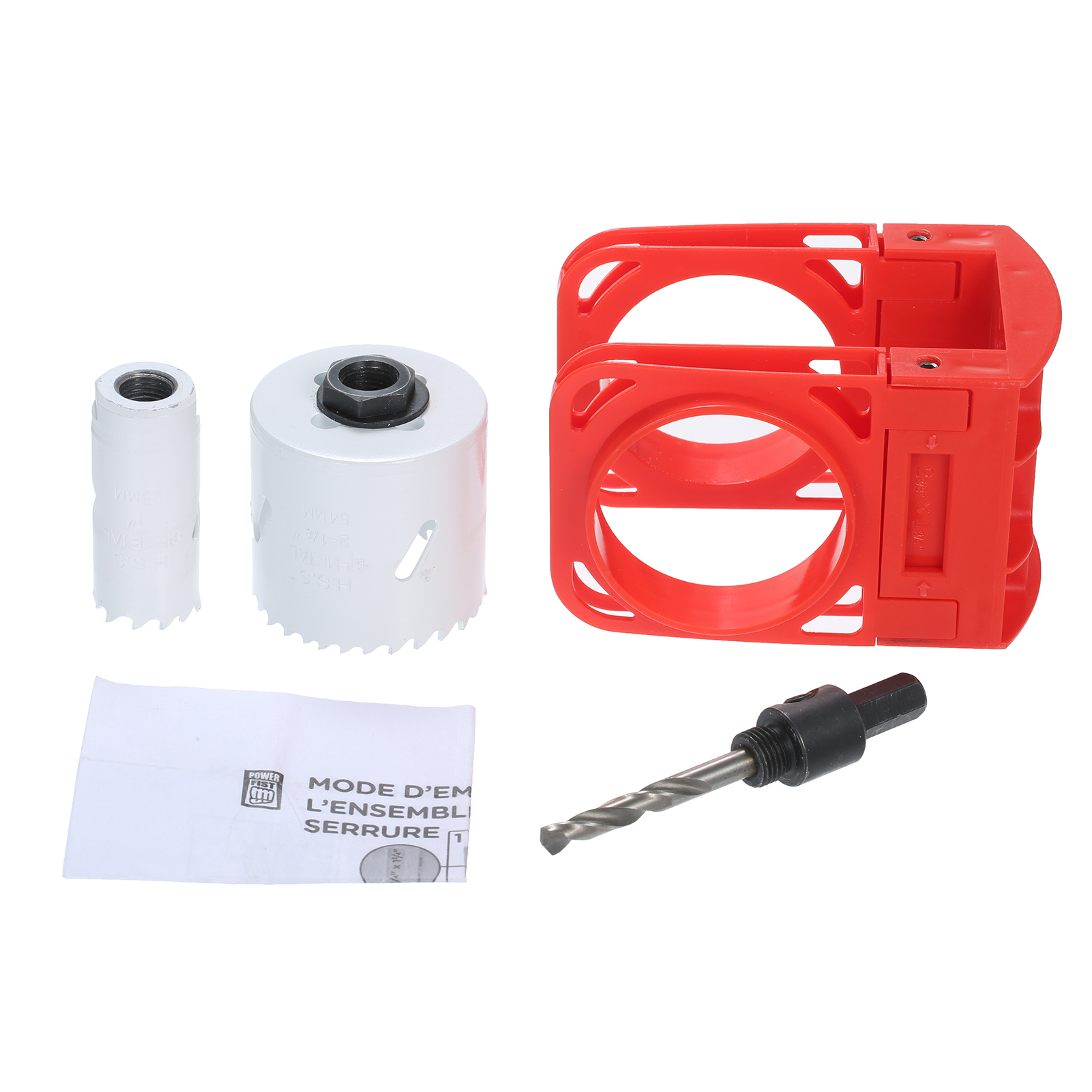 Lock Installation Kit with Guide Template for Wood... – Vicedeal