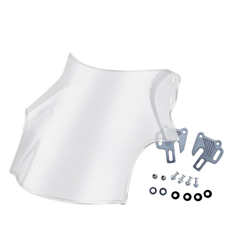 For Suzuki Bandit GSF 600 1200 GS500 GSX1100G VX800 ABS Motorcycle motorbike Windshield/Windscreen+screws Black: Transparent