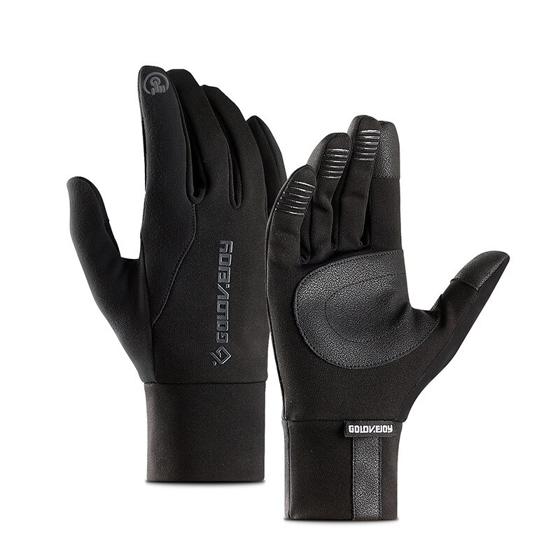 Sports Gloves Keep Warm In Winter for Outdoor Riding Windproof Waterproof Men Women Plus Velvet Thickened Non-slip