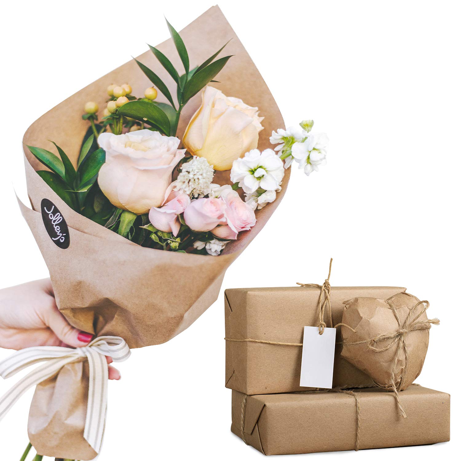 Brown kraft Paper Rolls, Wrapping, Wrapping Paper, , Bulletin Boards, Crafts, DIY Making