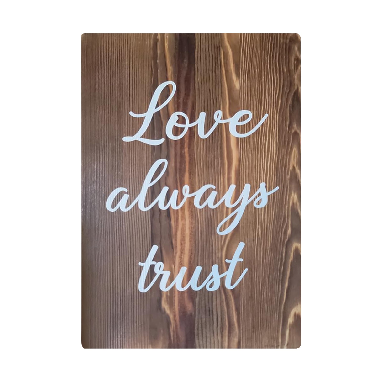 Træskilte til bryllupsgangen bryllupsskilt kærlighed er tålmodig, venligt træskilt til bryllup, vægdekoration til bryllupsdag: Grå