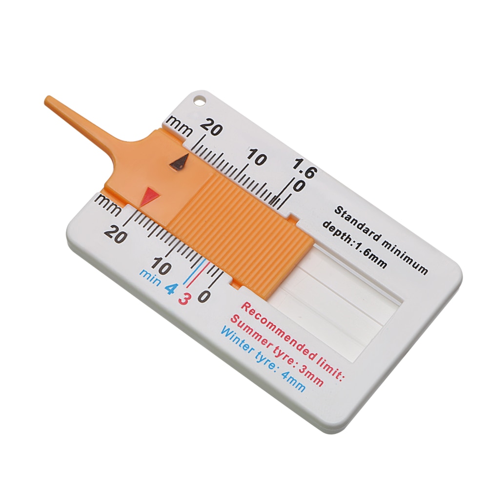 NICEYARD Tyre Tread Depth Gauge Tire Scale 0-20mm Depth Meter Vernier Depth Caliper