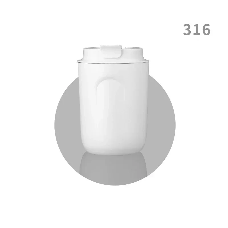 Taza de café de acero inoxidable 316, termo térmico a prueba de fugas, vaso de doble pared, termo aislado para bebidas de viaje: Azul