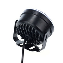 2pcs White 4 LED DRL Round Daytime Running Light Car Fog Day Driving Lamp 12V Plastic Housing Car Daytime Running Light