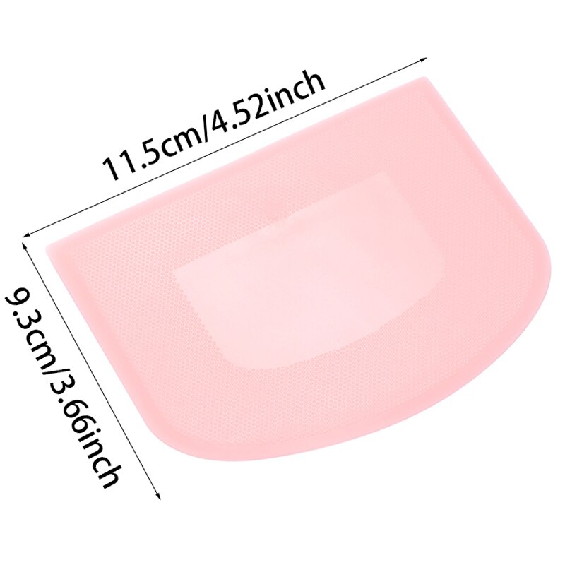 1 PC Kitchen Dough Scraper Eco-Friendly Smooth Edge Baking Pastry Cutter Tools Cream Spatula Cake Decorating Supplies