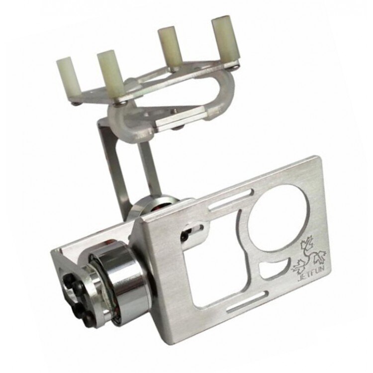 Cnc aluminium børsteløs gimbal kamera mount ptz ingen motor til gopro 1 2 3 fpv luftfotografering multicopter