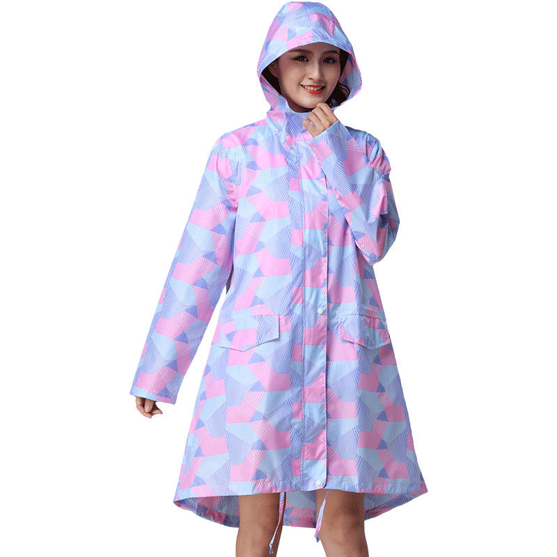 Zhouxiaoxi-chubasquero fino rosa para mujer, impermeable, a prueba de viento, con capucha, ligero, para senderismo y lluvia, Ponchos, chaqueta, capa