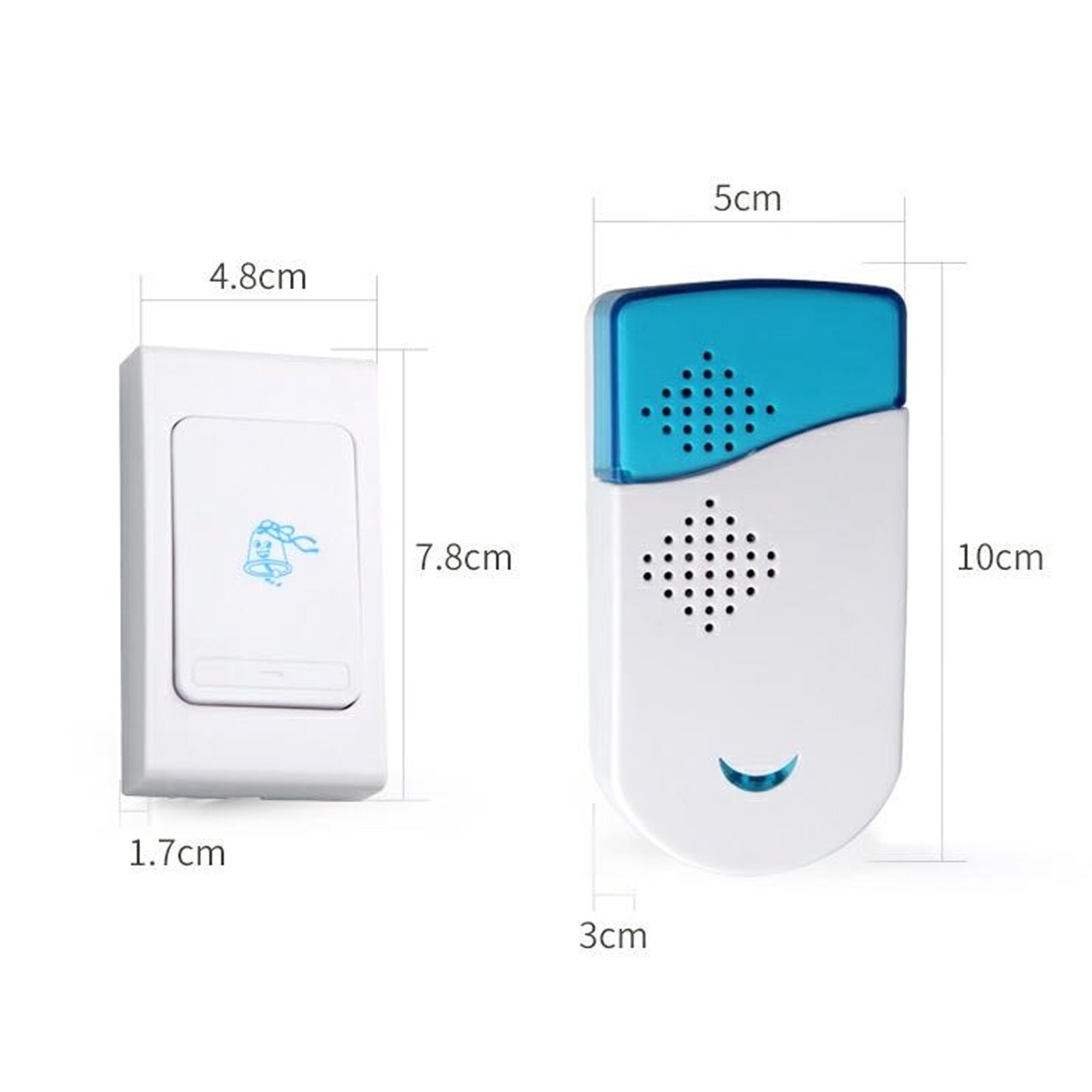 Doorbell Wireless Anti-Interference Wall Mounted Home Door Ring Bell Security Access Control System​​ JR Deals