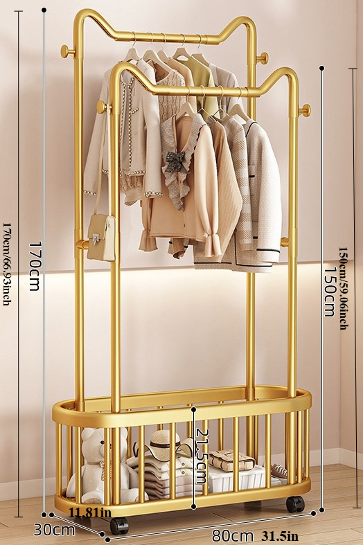 Cabide de roupas doméstico, chão, quarto, simples, cabide de roupas, popular, cabide de roupas, armazenamento