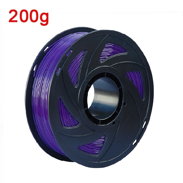 Filamento flessibile TPU 1,75 mm 200 g Filamento traslucido TPU Materiale di stampa 3D Filamento che si illumina al buio Filamento arcobaleno Blu: bianca