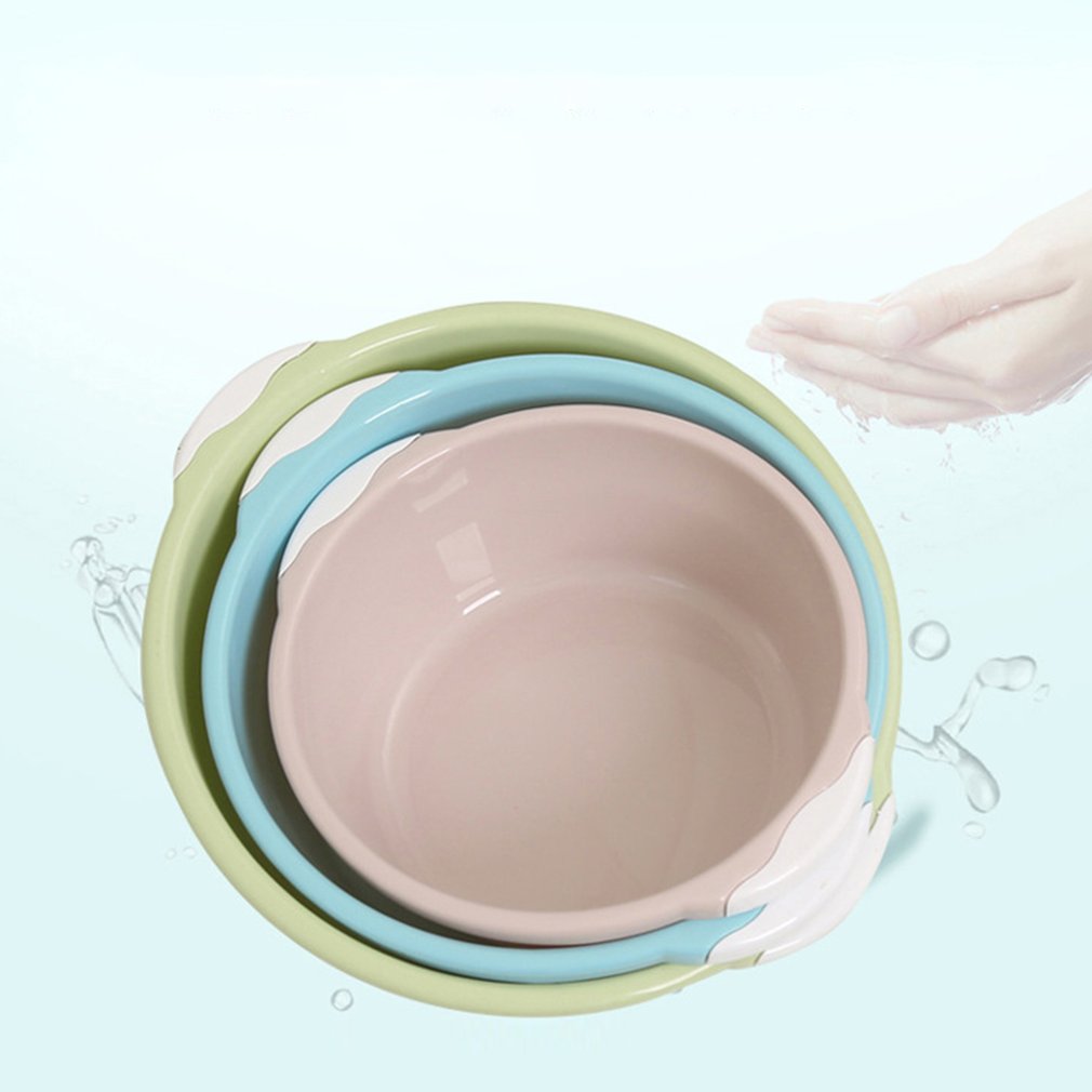 Household washbasin plastic basin small thick round dish sink wash basin wash basin basin wash basin small basin