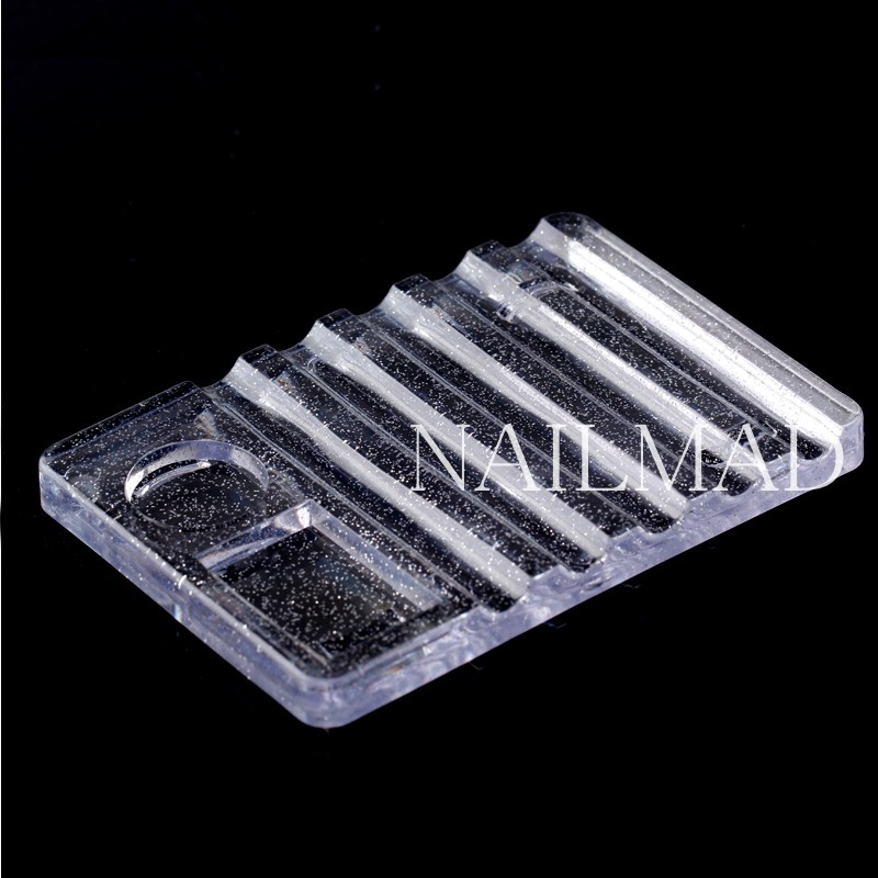 1pc nagelkunst acryl penselen houder kristal acryl display stand rust gereedschap voor uv gel pen nagel gereedschap
